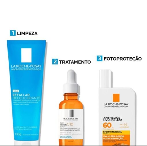 Kit La Roche-Posay – Rotina para uma Pele Renovada e Protegida (3 PRODUTOS) - Image 3
